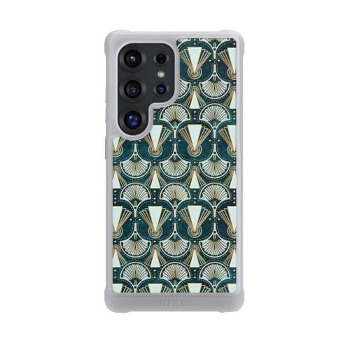Samsung Galaxy S25 Ultra NIVOmax Art Deco Green Pattern