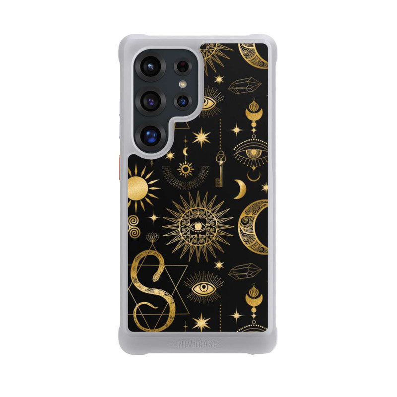 Galaxy S25 Ultra NIVOmax Himmlische Sonne und Mond Steampunk