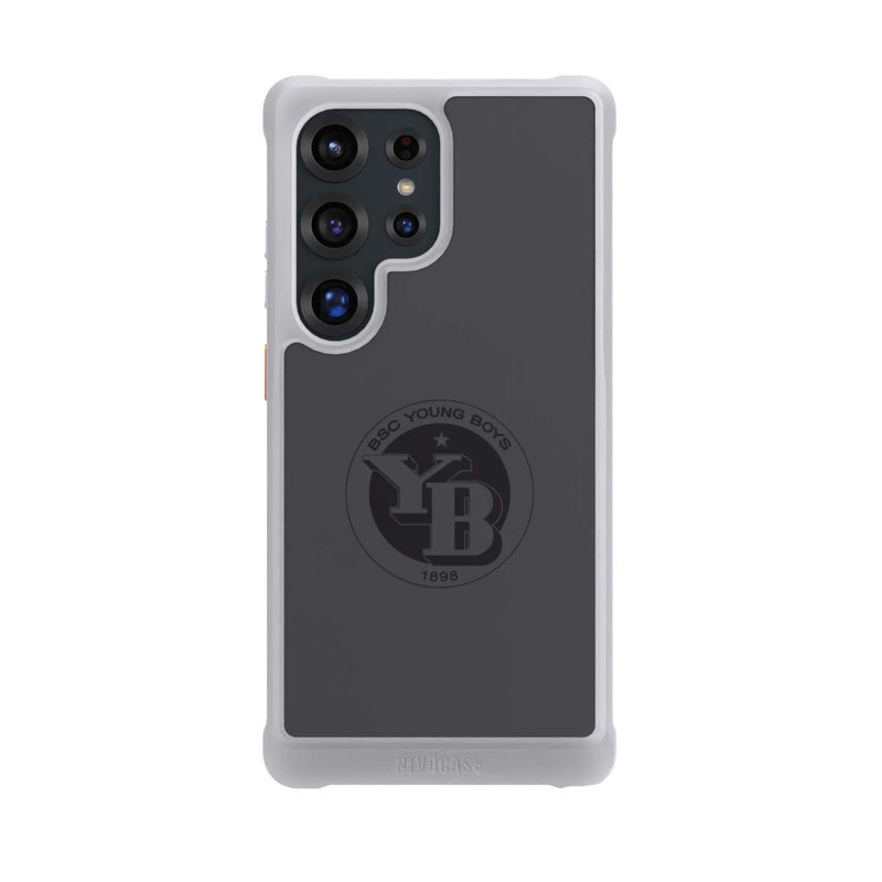 Galaxy S25 Ultra NIVOmax BSC YB Logo Grau