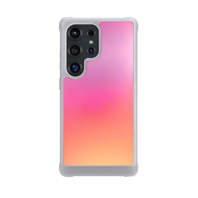 Galaxy S25 Ultra NIVOmax Pastell Rosa Glitch