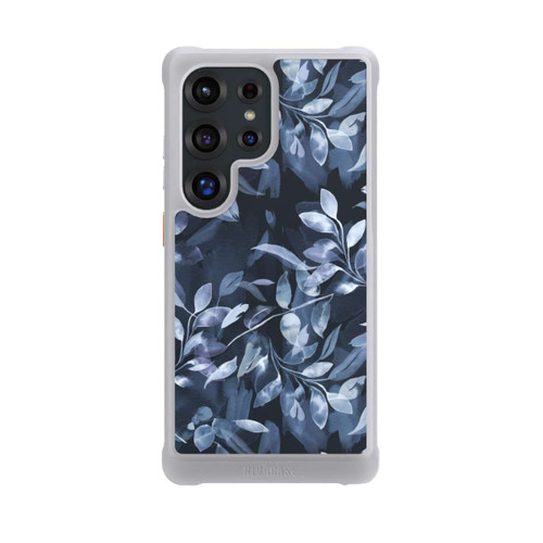 Samsung Galaxy S25 Ultra NIVOmax Aquarelle Feuilles Mystiques Marine