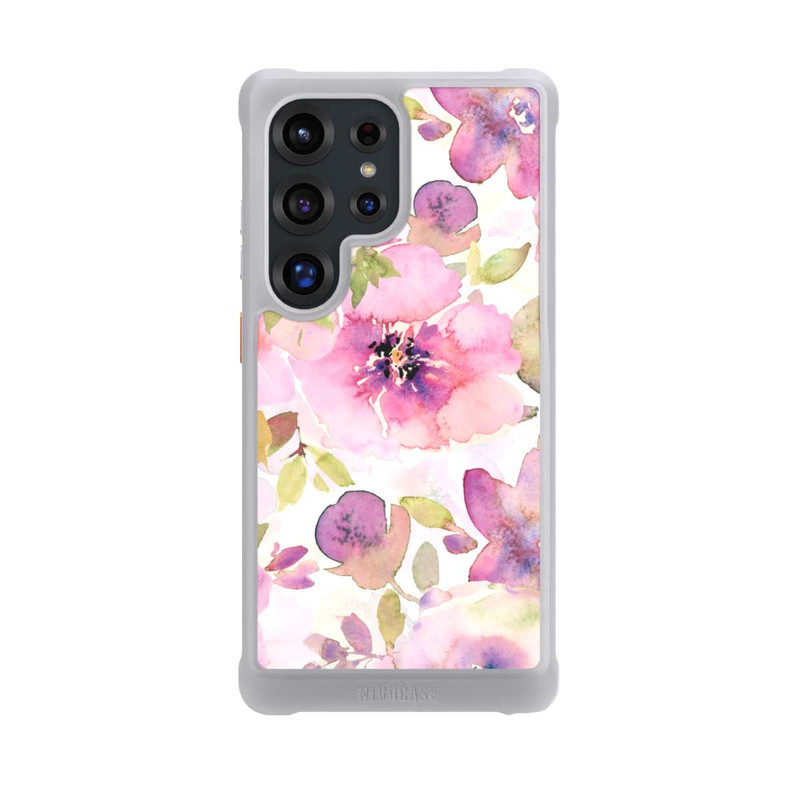 Galaxy S25 Ultra NIVOmax Tapete mit rosa Blumen