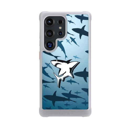 Samsung Galaxy S25 Ultra NIVOmax Haie Muster Blau