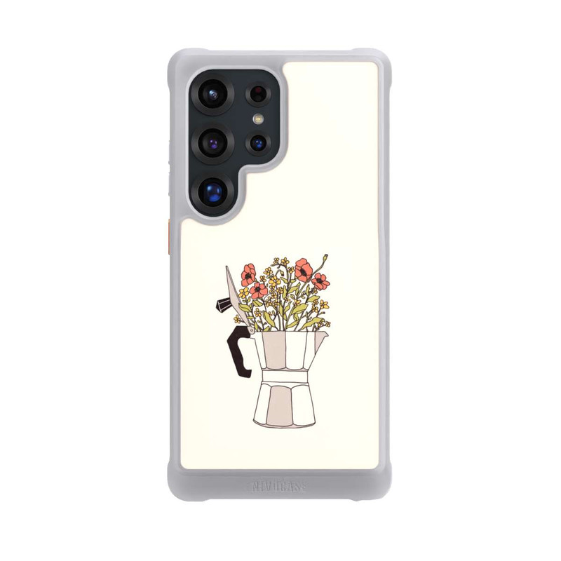 Galaxy S25 Ultra NIVOmax Moka Flowers