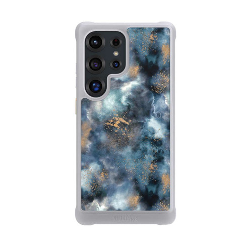Samsung Galaxy S25 Ultra NIVOmax Smoky Marble Watercolor Navy