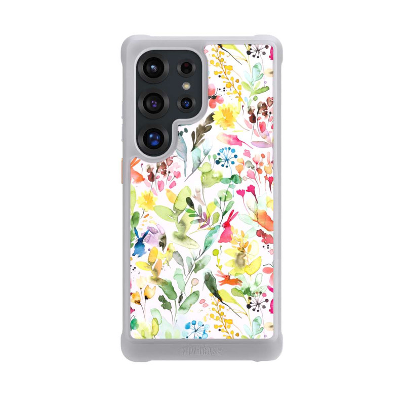 Galaxy S25 Ultra NIVOmax Wild Flowers Meadow Pink