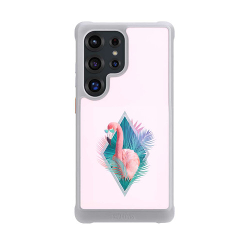 Samsung Galaxy S25 Ultra NIVOmax Tropical Leaves Flamingo