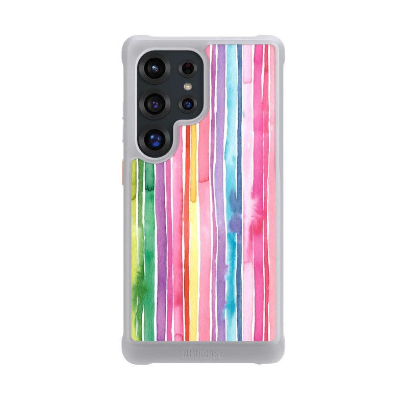 Galaxy S25 Ultra NIVOmax Camouflage Regenbogenstreifen