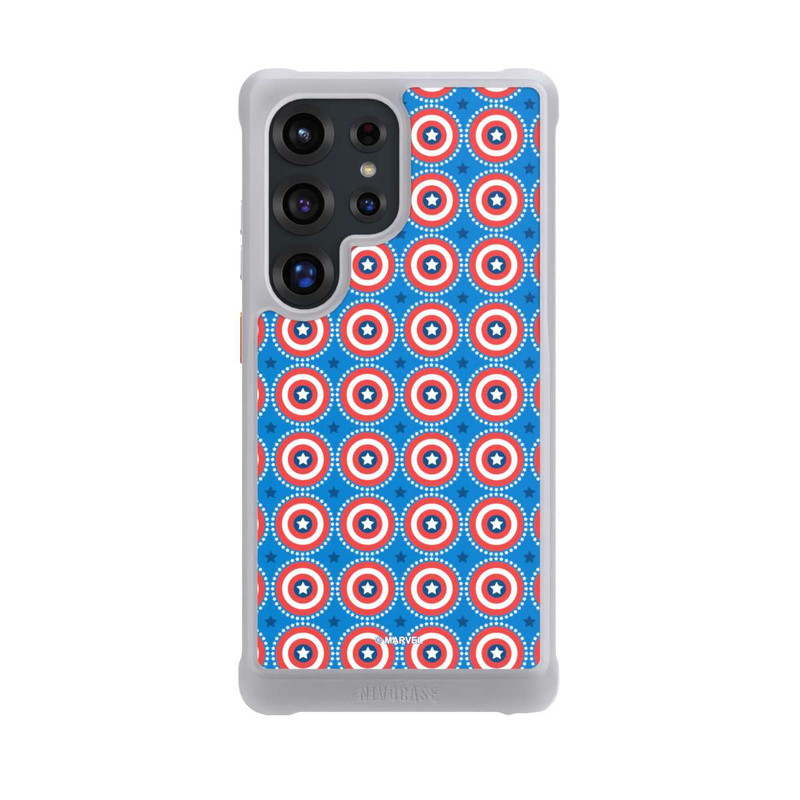 Galaxy S25 Ultra NIVOmax Captain American Shield Pattern