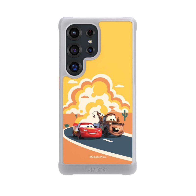 Galaxy S25 Ultra NIVOmax Disney Cars Lightning McQueen Und Hook on the Road