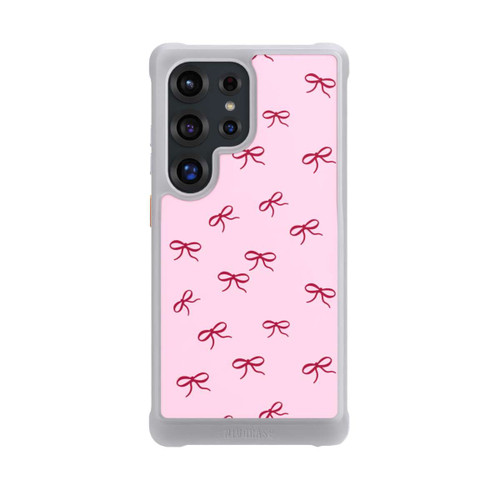 Samsung Galaxy S25 Ultra NIVOmax Bows Red Pink Pattern