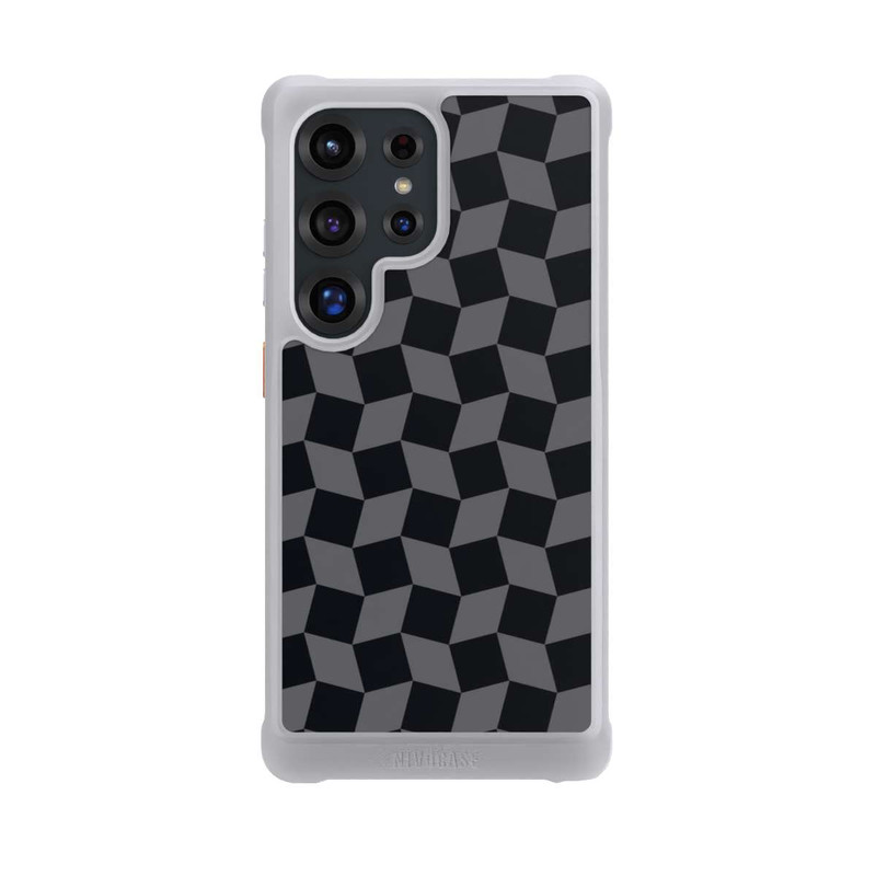 Galaxy S25 Ultra NIVOmax 3D Würfel-Muster Effektt