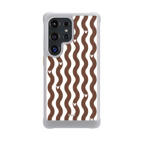 Samsung Galaxy S25 Ultra NIVOmax Mickey Mouse Brown Pattern Waves