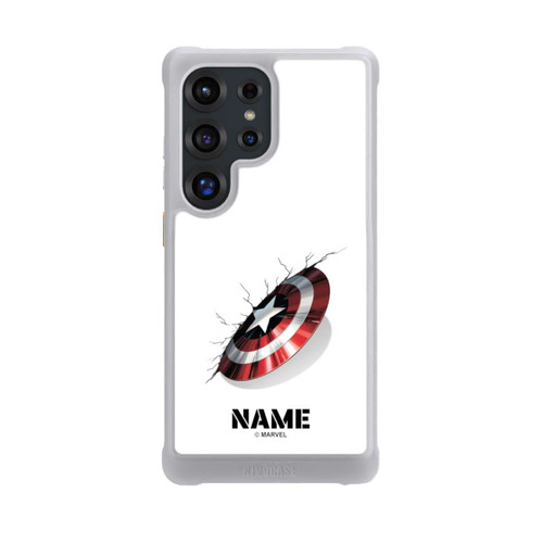 Samsung Galaxy S25 Ultra NIVOmax Captain America Shield Personalisierbar