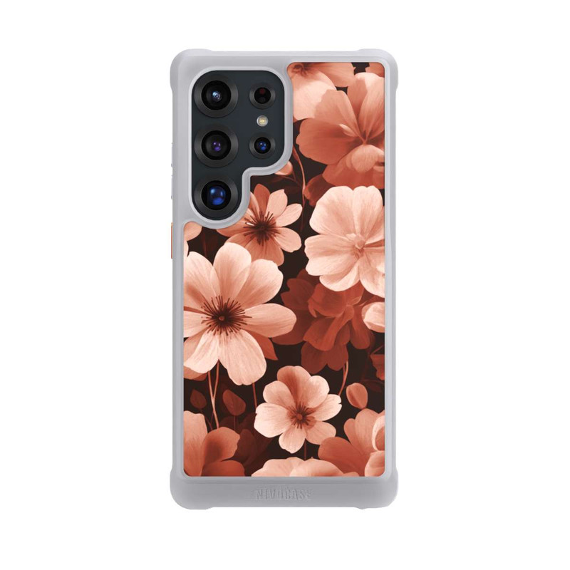 Galaxy S25 Ultra NIVOmax Rote Negativblumen mit KI