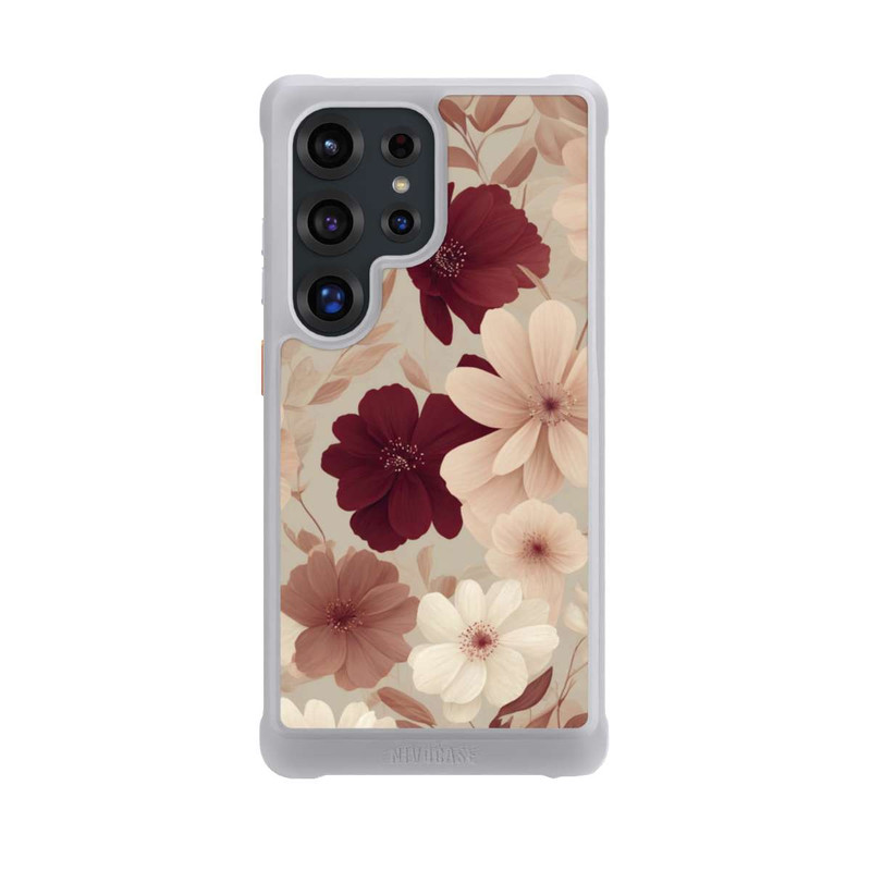 Galaxy S25 Ultra NIVOmax Romantische Pastellblumen mit KI