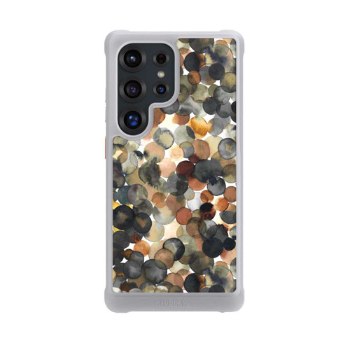 Samsung Galaxy S25 Ultra NIVOmax Watercolor Dots Brown Pattern