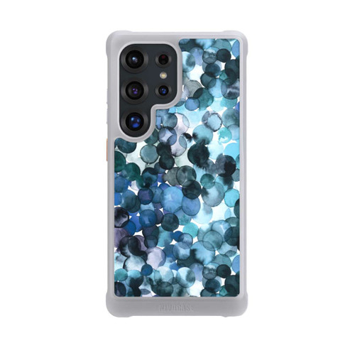 Samsung Galaxy S25 Ultra NIVOmax Watercolor Dots Blue Pattern