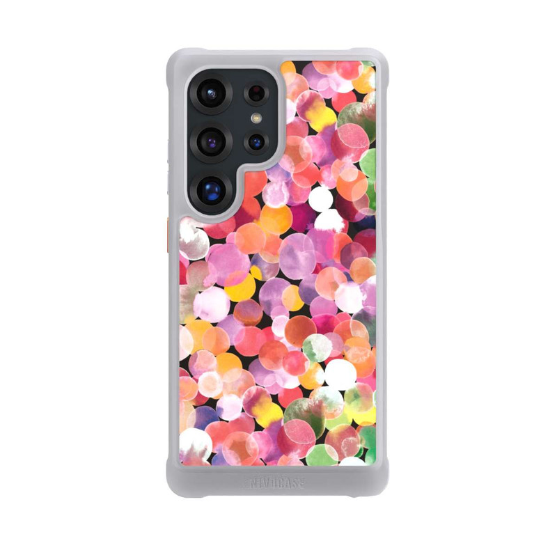 Galaxy S25 Ultra NIVOmax Colorful Watercolor Dots