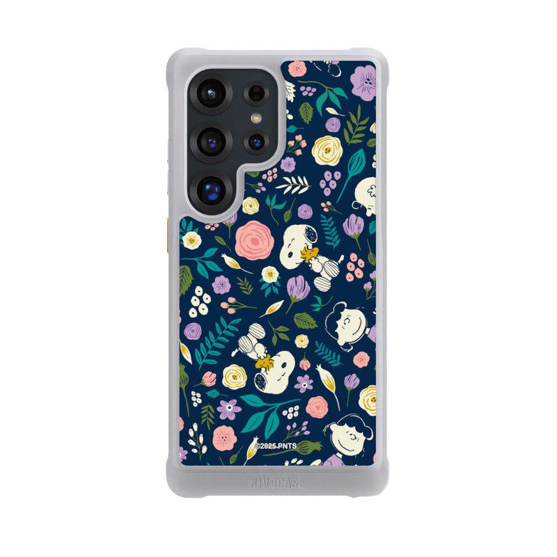 Galaxy S25 Ultra NIVOmax Peanuts Dark Flower Pattern