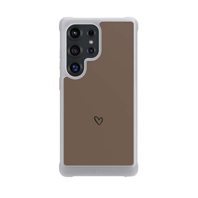 Galaxy S25 Ultra NIVOmax Herz Minimalistisch Braun