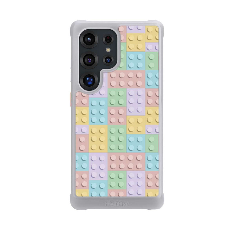 Galaxy S25 Ultra NIVOmax Modèle de blocs colorés