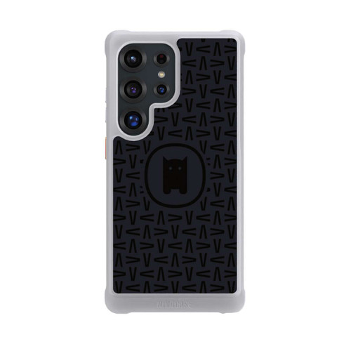 Samsung Galaxy S25 Ultra NIVOmax Nivocase Muster Schwarz Grau