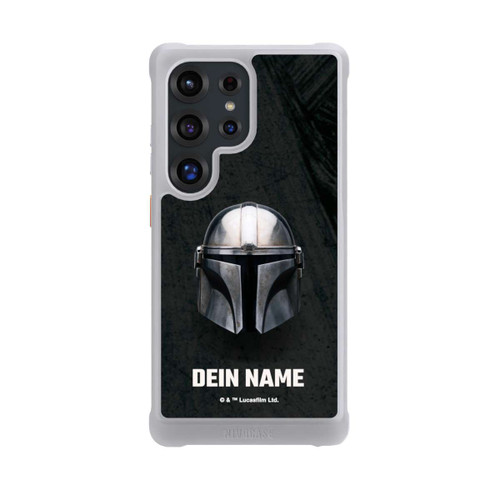 Samsung Galaxy S25 Ultra NIVOmax Star Wars Mandalorian Black Helmet Personalisierbar