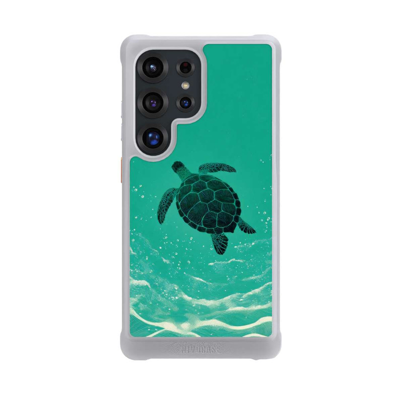 Galaxy S25 Ultra NIVOmax Turtle in the Ocean with AI