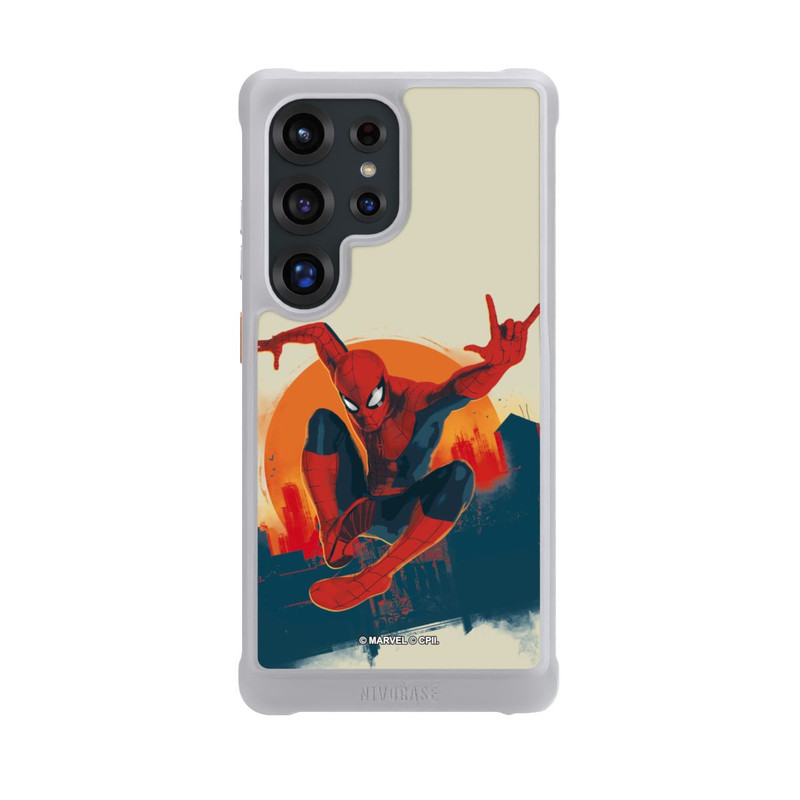 Galaxy S25 Ultra NIVOmax Spider-Man Hero Force beige