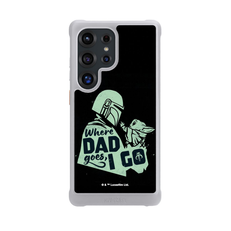 Galaxy S25 Ultra NIVOmax Grogu - Where dad goes,I go