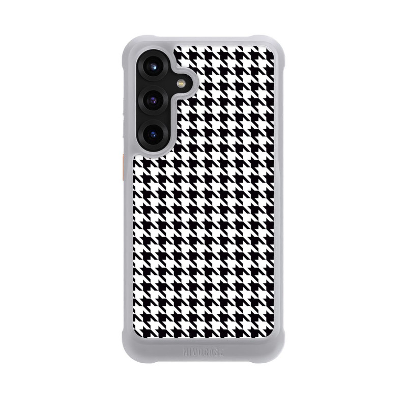 Galaxy S25 + NIVOmax Hahnentritt Schwarz Weiß