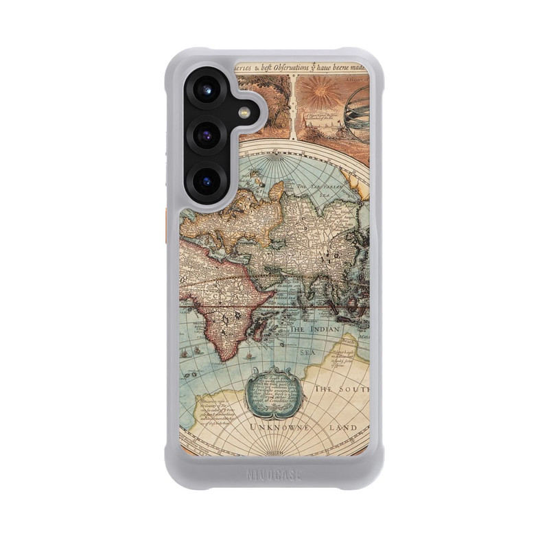 Galaxy S25 + NIVOmax Vintage Worldmap