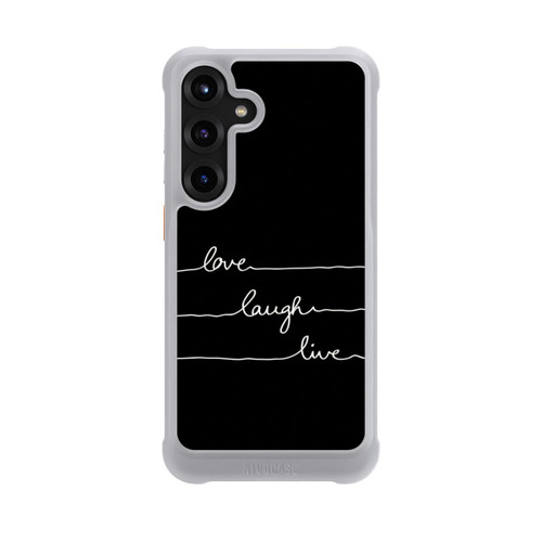 Samsung Galaxy S25+  NIVOmax Love Laugh Live blanc/noir