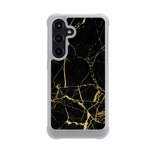 Samsung Galaxy S25+  NIVOmax Schwarzgoldener Marmor-Look