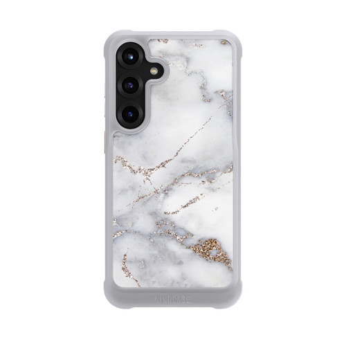 Samsung Galaxy S25+  NIVOmax Silberglitzer Marmorlook