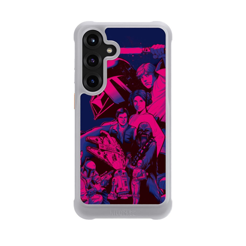 Galaxy S25 + NIVOmax StarWars Charaktere - Ultraviolet