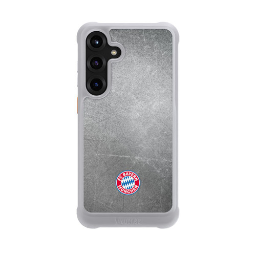 Samsung Galaxy S25+  NIVOmax Logo FCB Classique Petit - Coloré sur Fond Métallique