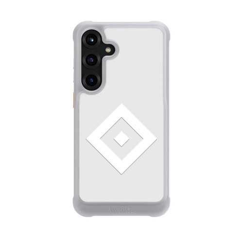 Samsung Galaxy S25+  NIVOmax Rauten Logo auf HSV Grau