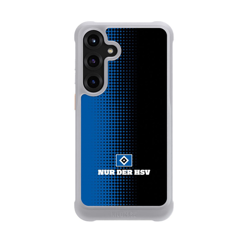 Galaxy S25 + NIVOmax Nur der HSV - Rautenraster Schwarz