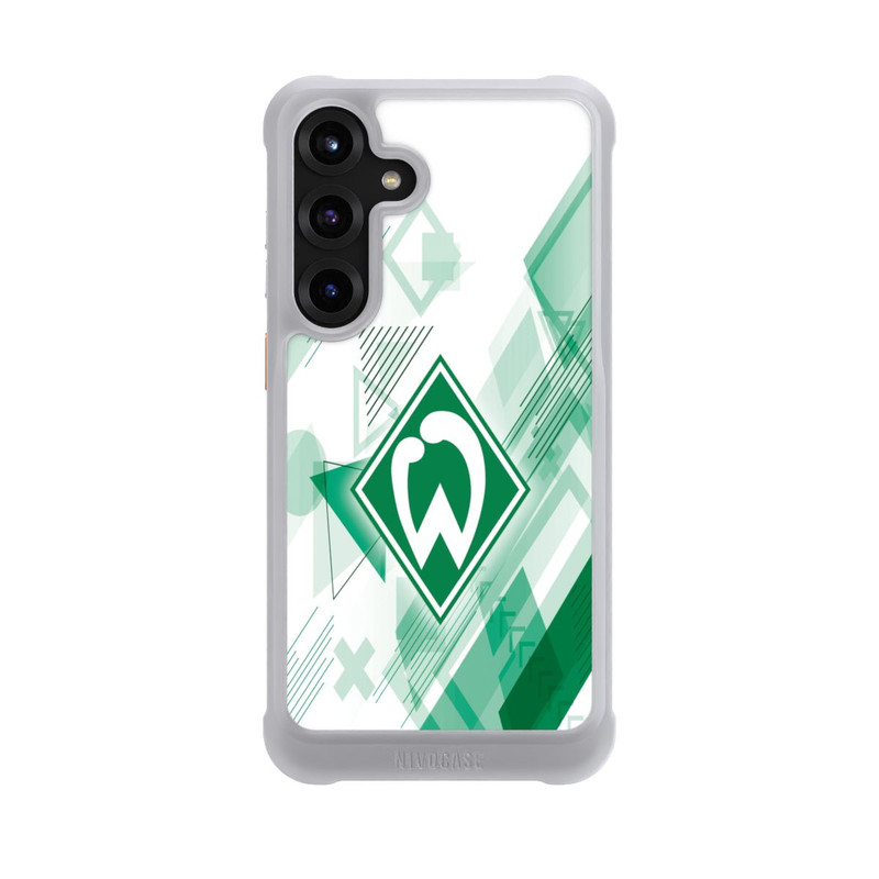 Galaxy S25 + NIVOmax Weiße Grafikelemente - Werder Bremen
