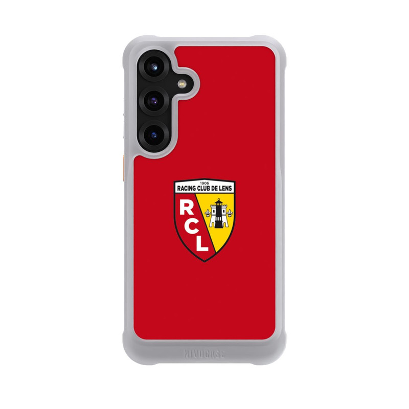 Galaxy S25 + NIVOmax RC Lens Logo - Rot