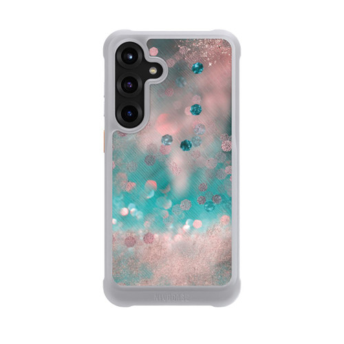 Samsung Galaxy S25+  NIVOmax Türkis-glamouröser Glitzerlook