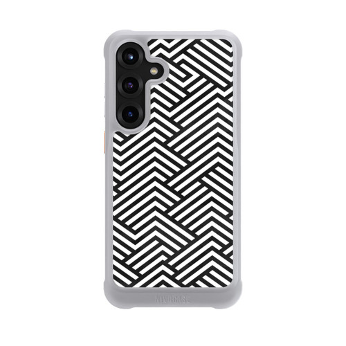 Samsung Galaxy S25+  NIVOmax Schwarz und Weiß ZigZag