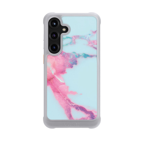 Samsung Galaxy S25+  NIVOmax Marbre veiné irisé bleu clair