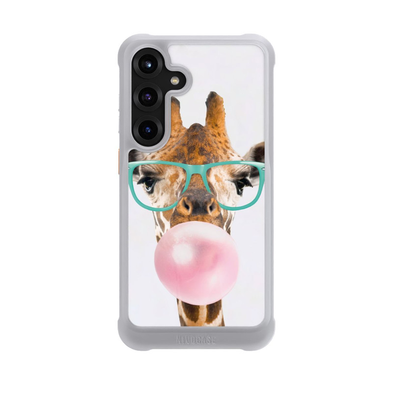 Galaxy S25 + NIVOmax Giraffe mit Kaugummi