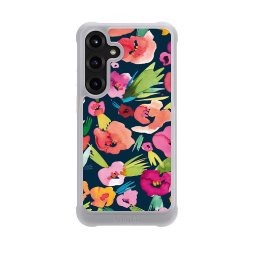 Samsung Galaxy S25+  NIVOmax tropische Blumen aquarell