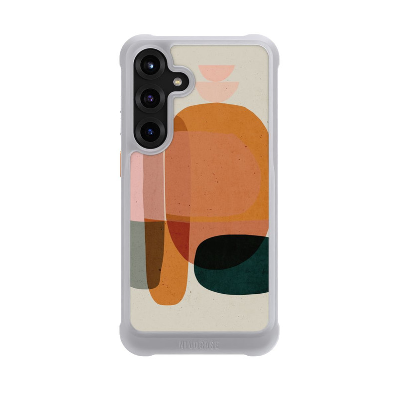 Galaxy S25 + NIVOmax Abstraktes Blush