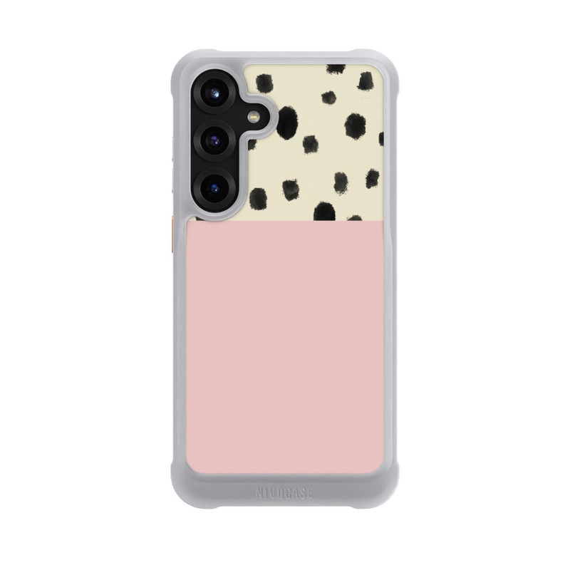 Galaxy S25 + NIVOmax Punkte und Rosa