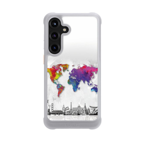 Samsung Galaxy S25+  NIVOmax Weltkarte mit Skyline